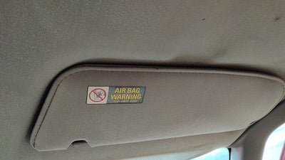 1999 Mazda B2500 Passenger Right Sun Visor Oem Gray V2