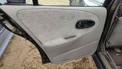 1999-2002 Saturn Sl2 Driver Left Rear Door Trim Panel With Switches Back Gray