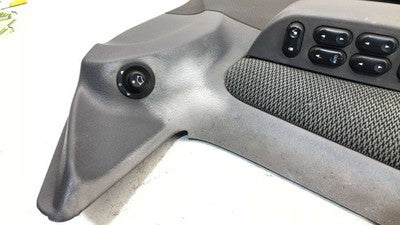 01 Explorer Driver Left Front Inside Door Trim Panel With Master Switch Gray