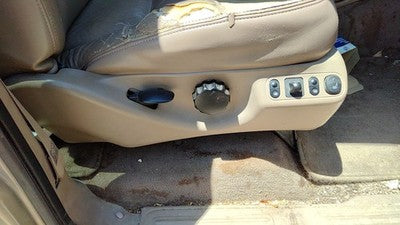 98 Lincoln Navigator Passenger Right Side Power Seat Switch Wh Trim Panel Tan Kx