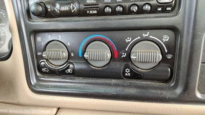 99-01 Silverado 2500 Temperature Control Module In Dash Heater Ac Head Unit Oem