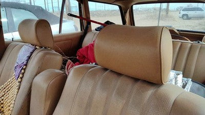 1980 Mercedes 300Td Pair Of Front Headrests Oem Left Right Set Seat