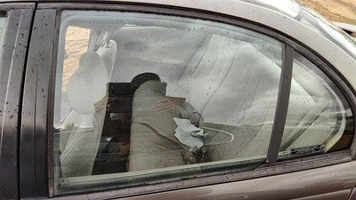 1996-2000 Saturn Sl2 Driver Left Rear Side Window Door Glass Oem Back 21098677