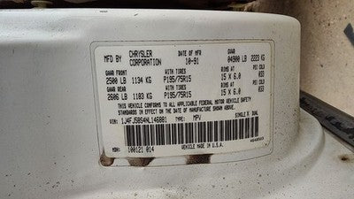 1991-1995 Jeep Cherokee Intake Manifold Oem 4.0L 33007067