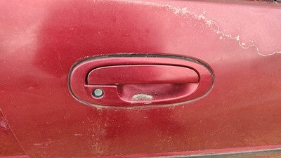 1997 Ford Escort Passenger Right Front Outside Door Handle Oem Red