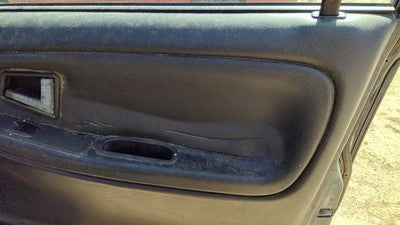 96 97 Suzuki Sidekick Passenger Right Front Door Trim Panel With Switches Gray