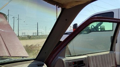 1993 S10 Blazer Passenger Right A Pillar Trim Windshield Post Panel Oem Gray