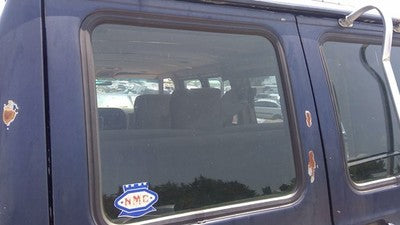 75-91 E150 Van Econoline Driver Left Back Window Barn Door Stationary Rear Glass
