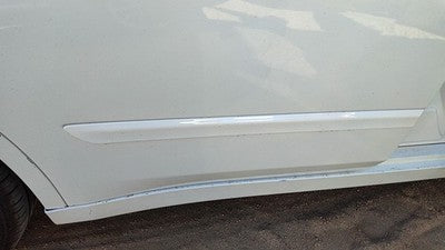 07-12 Altima Passenger Right Rear Moulding From Door Back Trim Strip White Qx3