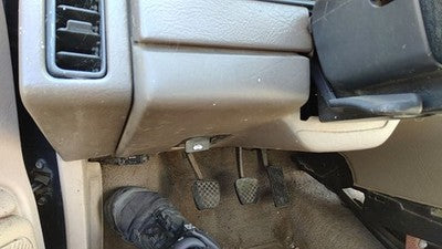 92-94 Saturn Sc2 Coupe Lower Dash Under Column Knee Bolster Trim Panel Oem Tan