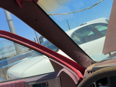 1990 Chevy S10 Pickup Driver Left A Pillar Trim Windshield Post Panel Oem Red
