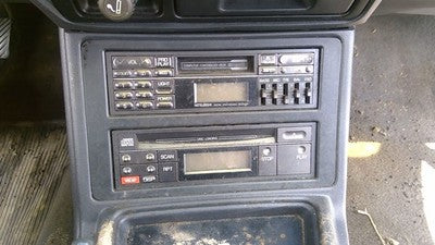 89-93 Mitsubishi Galant Vr-4 Trim Bezel Around Radio Surround Dash Panel Black