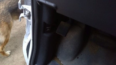 2002 Ford Van E450 Driver Left Lower Kick Trim Panel Gray X2