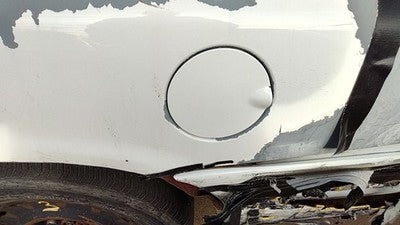 1998-2011 Ford Crown Vic Fuel Tank Door With Hinge Gas Lid Oem Filler White
