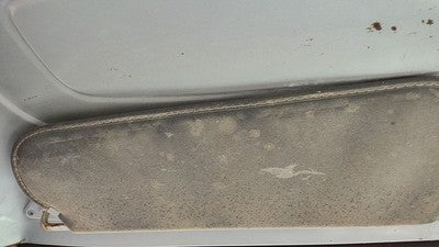 1986 Dodge Ram W250 Driver Left Sun Visor Oem Gray