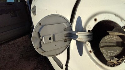 2004-2007 Ford Freestar Fuel Tank Door With Hinge Gas Lid Oem Filler Wt White