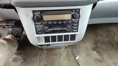 1998-2003 Toyota Sienna Trim Bezel Around Radio Surround Dash Panel Oem Gray 11
