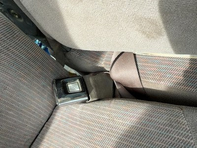 92-97 Ford F250 Passenger Right Front Seat Belt Buckle Receiver Oem Brown Rk