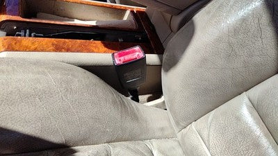 2000-2004 Audi A6 Driver Left Front Seat Belt Buckle Receiver Oem Tan