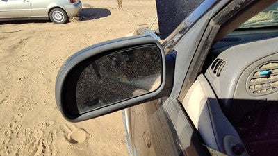 2002-2009 Chevy Trail Blazer Driver Left Power Side Mirror Door Mounted Black