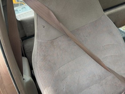 92-97 Ford F250 Passenger Right Front Seat Belt Retractor Oem Shoulder Brown Rk