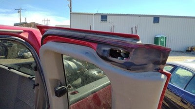 1999-2004 Ford F150 Driver Left Rear Door Latch With Rods/Cables Oem Back