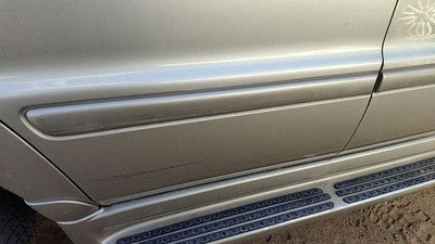 98-05 Ml350 Passenger Right Rear Moulding From Door Back Trim Strip Gold