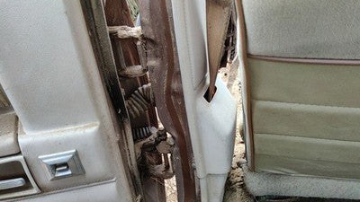 1978-1983 Chevy Malibu Driver Left Rear Upper Lower Door Hinge Pair Set Oem