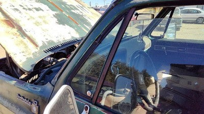 73-87 Silverado C10 Driver Left Front Vent Window Small Door Glass With Frame