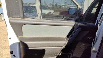 04-07 Titan Driver Left Rear Door Trim Panel With Switches Back W Graphite
