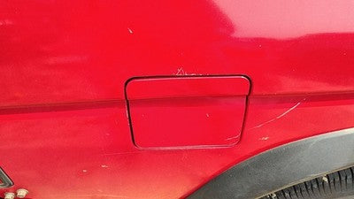 1995 Nissan Pathfinder Fuel Tank Door With Hinge Gas Lid Oem Filler Red