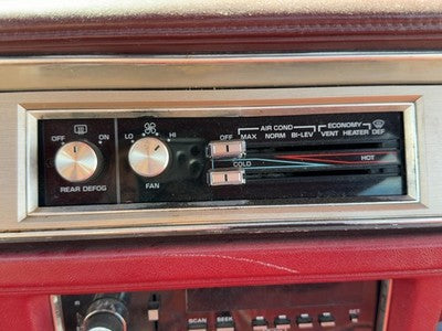 1986 Olds 88 Temperature Control Module In Dash Heater Ac Head Unit Oem 16036853
