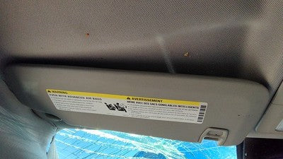 2011-2016 Chevy Cruze Driver Left Sun Visor Oem Black Aff 95034253