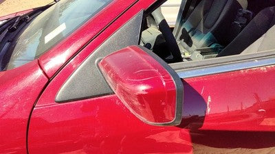 2006-2010 Ford Fusion Driver Left Power Side Mirror Door Mounted Oem Red U6