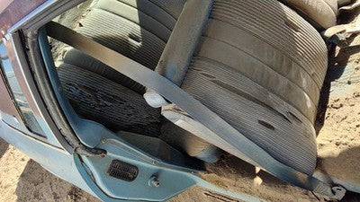 1975 Cutlass Supreme Passenger Right Front Seat Belt Retractor 2 Door Coupe Blue
