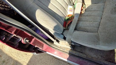 1993 S10 Blazer Passenger Right Front Seat Belt Retractor Oem Shoulder Gray