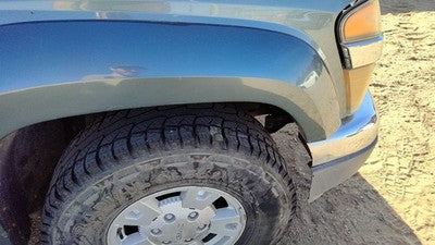 04-12 Canyon Passenger Right Front Wheel Flare Moulding Fender Stealth Gray 46U