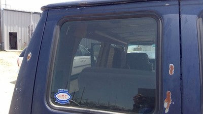 75-91 E150 Van Econoline Driver Left Back Window Barn Door Stationary Rear Glass