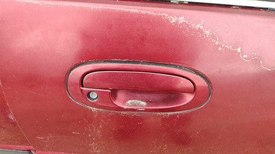 1997 Ford Escort Passenger Right Front Outside Door Handle Oem Red