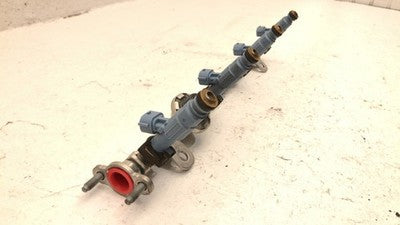 2011-2013 Kia Sorento Complete Fuel Rail With Injectors Set Loaded Oem 2.4L