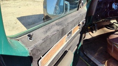 1976 Silverado C10 Driver Left Front Door Trim Panel Paed Black