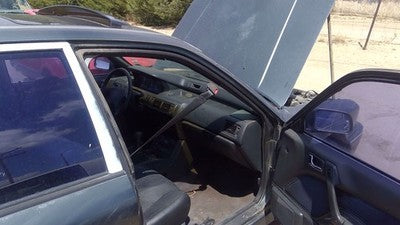 1991 Galant Vr-4 Passenger Right Front Power Seat Belt Sliding Track Assembly