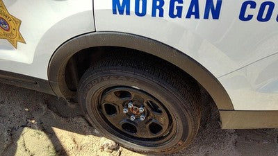 17 Explorer Police Interceptor Driver Left Rear Wheel Flare Moulding Oem Back