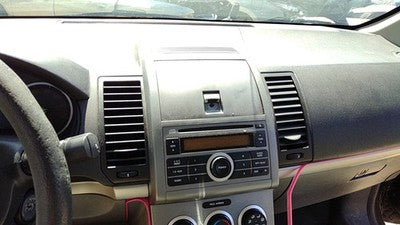 07-09 Nissan Sentra Trim Bezel Around Radio Surround Dash Panel Oem Charcoal W