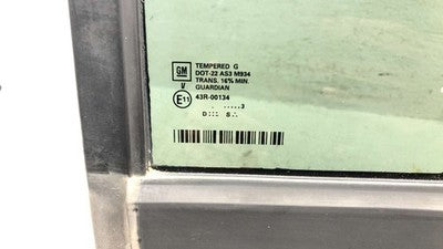 02-09 Trail Blazer Driver Left Rear Vent Window Back Door Glass With Frame Oem