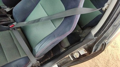 02-05 Civic Hatchback Si Driver Left Front Seat Belt Retractor Shoulder Black Bk