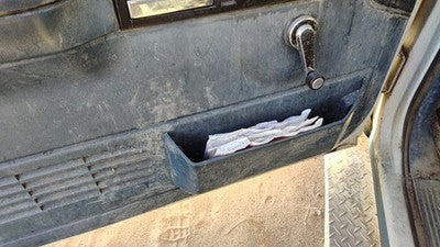 1993 Gmc Sierra 2500 Driver Left Front Door Trim Panel Oem Blue