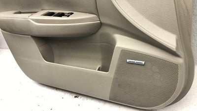 11-14 Legacy Outback Driver Left Front Door Trim Panel With Master Switch Ivory