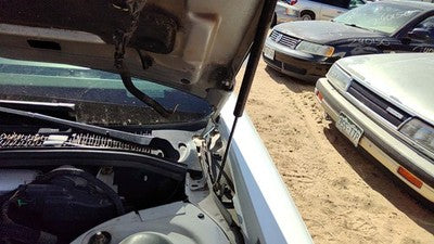 1992-1998 Buick Lesabre Driver Left Hood Hinge Assembly Oem White 25614675