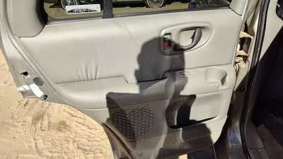 98-01 Bravada Driver Left Rear Door Trim Panel With Switches Back Pewter 922